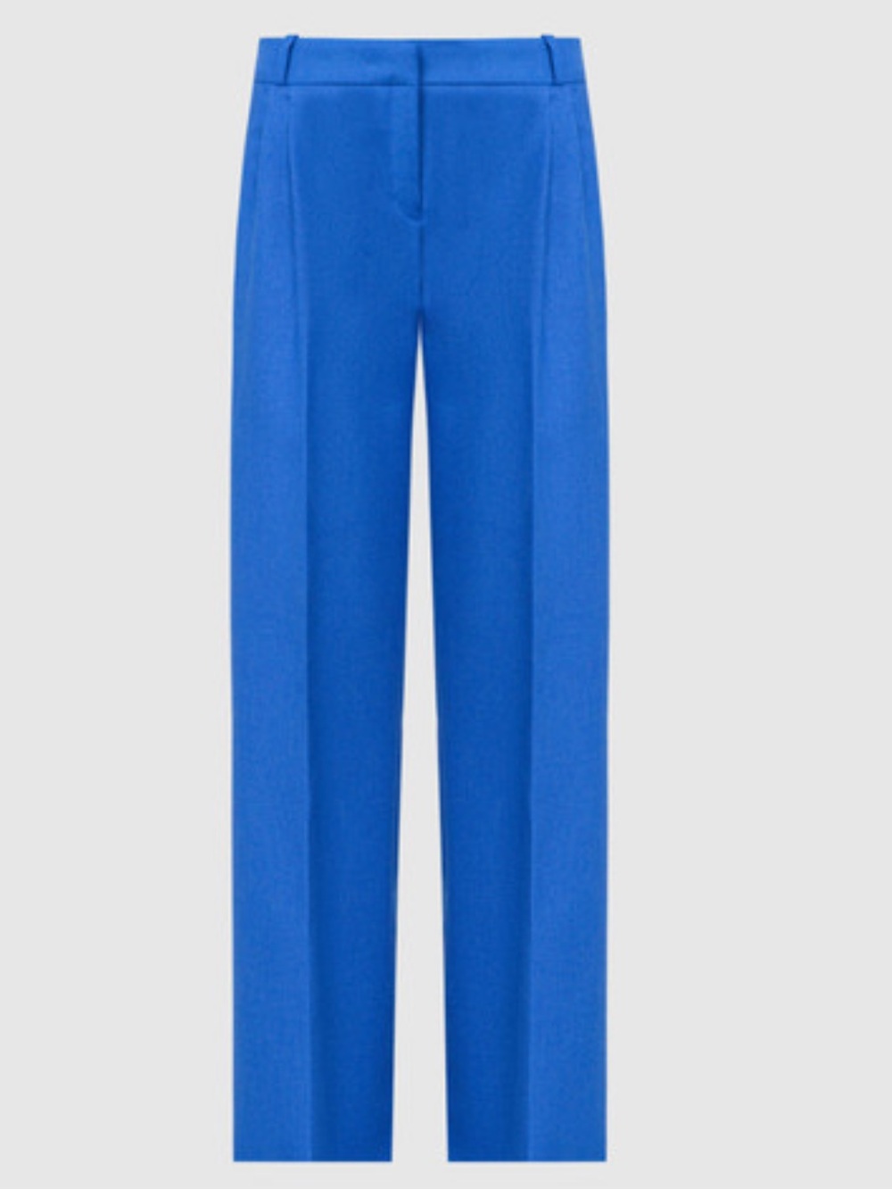 NWT Valentino Pleated wool straight-leg pants in a blue